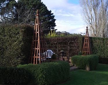 Garden Obelisk Wrought Iron in Melboune